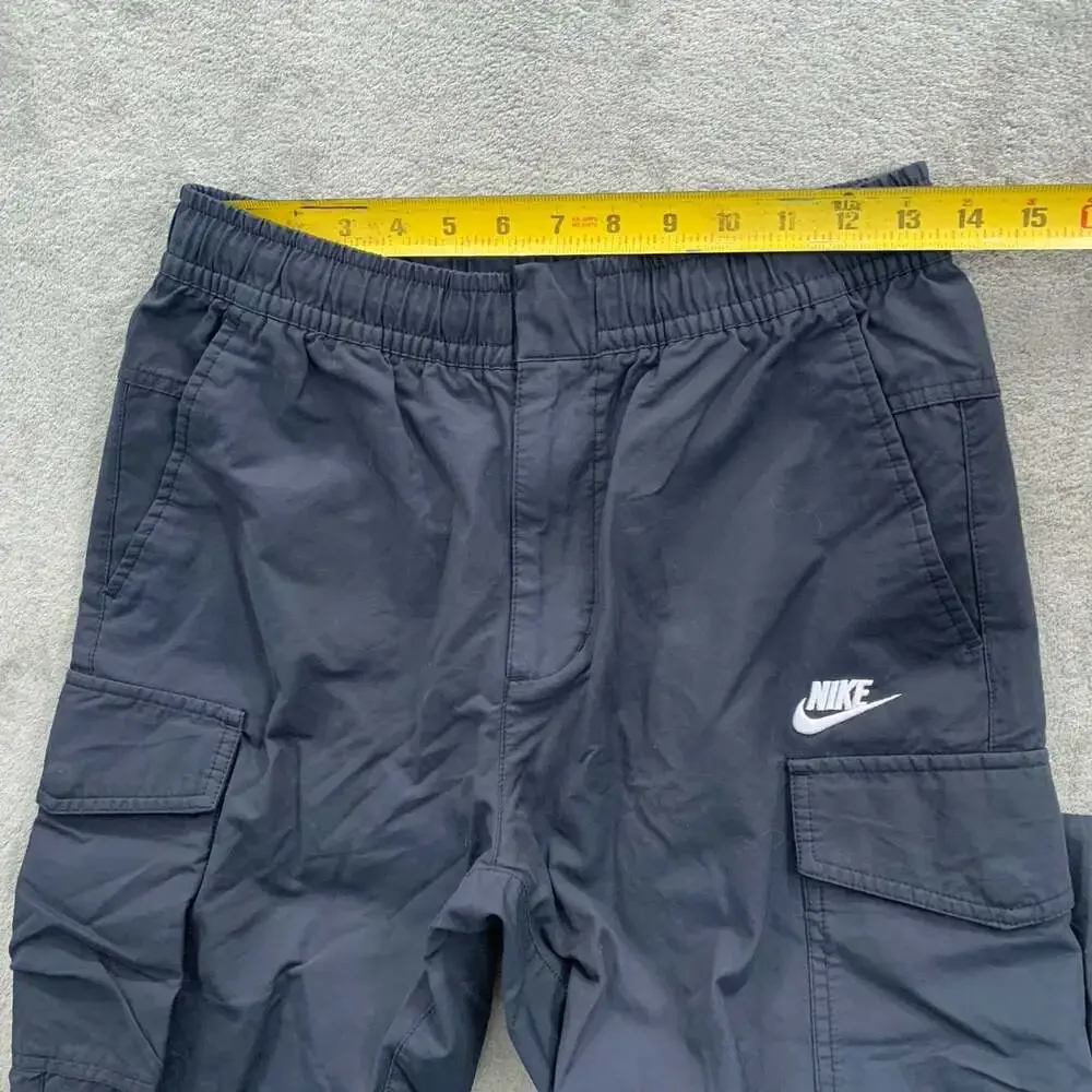 Nike Utility Cargo Joggers Pants Mens Medium Black Outdoor Gorpcore DD5207-010